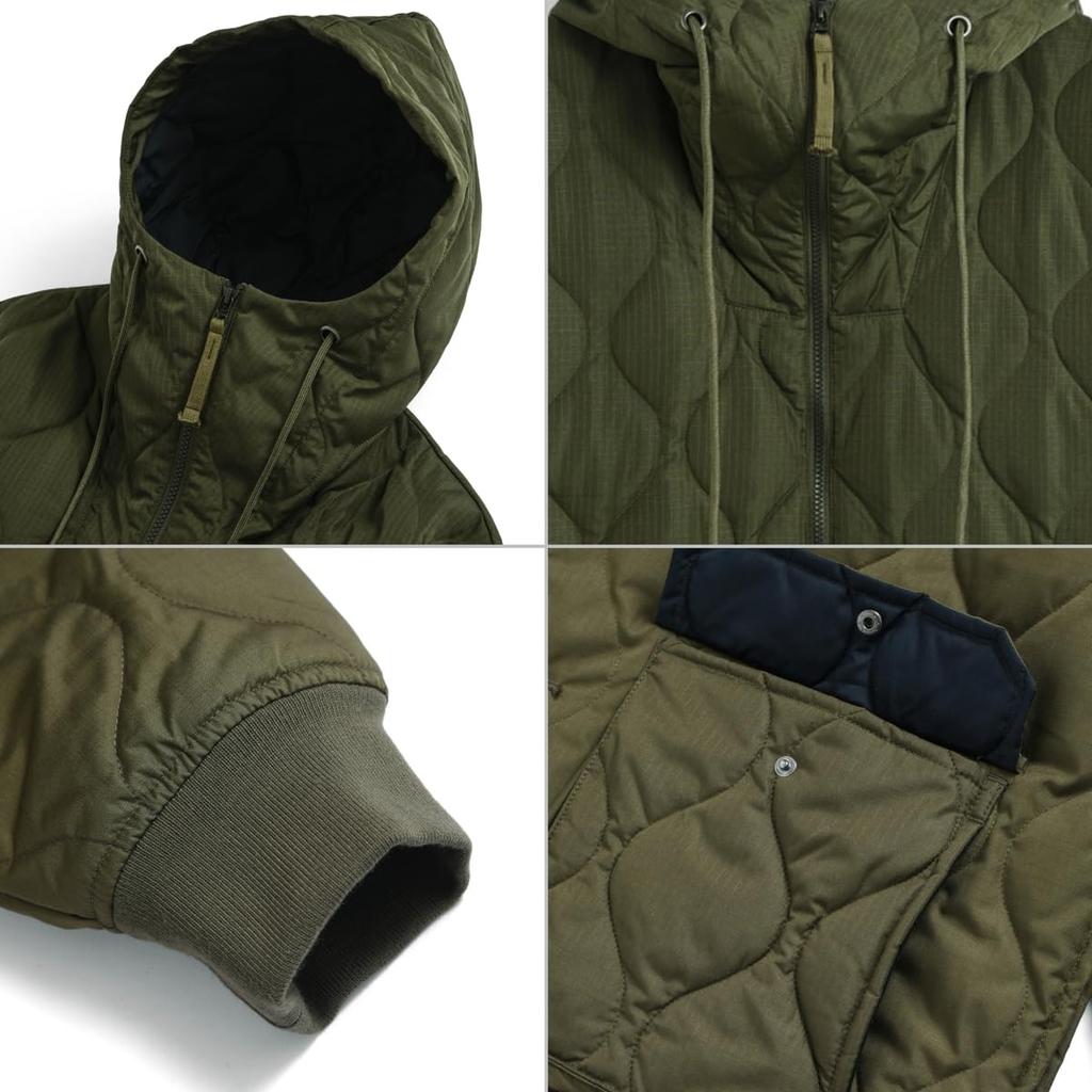 Taion Unisex Military Down Parka Double-Zip 106WZPML-1