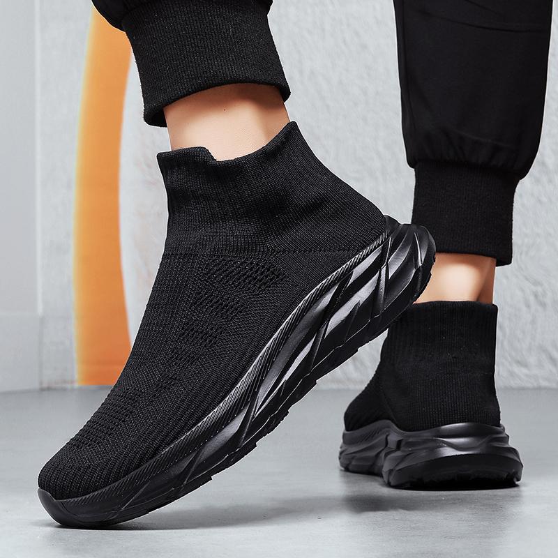 Unisex Plateauschuhe Hip-Top Herren Atmungsaktive Socken Lässige Sport-Wanderschuhe für Damen