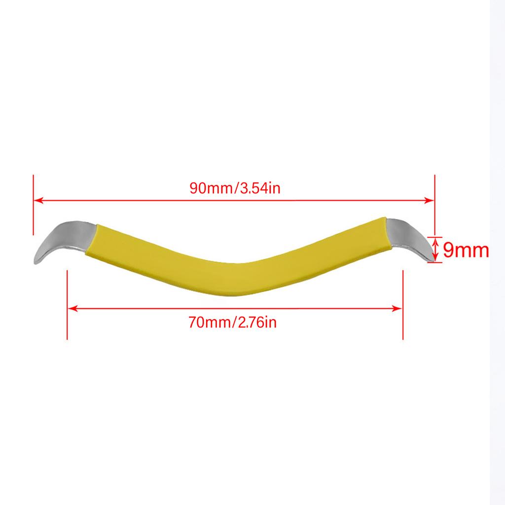 2Pcs Frets Polishing Cleaning Repair Maintenance Tools for Guitar Metal Guitar String Splitter Guitar String Separator