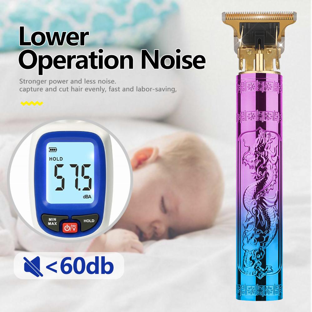 Hair Clipper Hair Cutting Machine Engraved Hair Trimmer Kit with LED Display Themed Cordless Hair Trimmer Style Engraved Hair