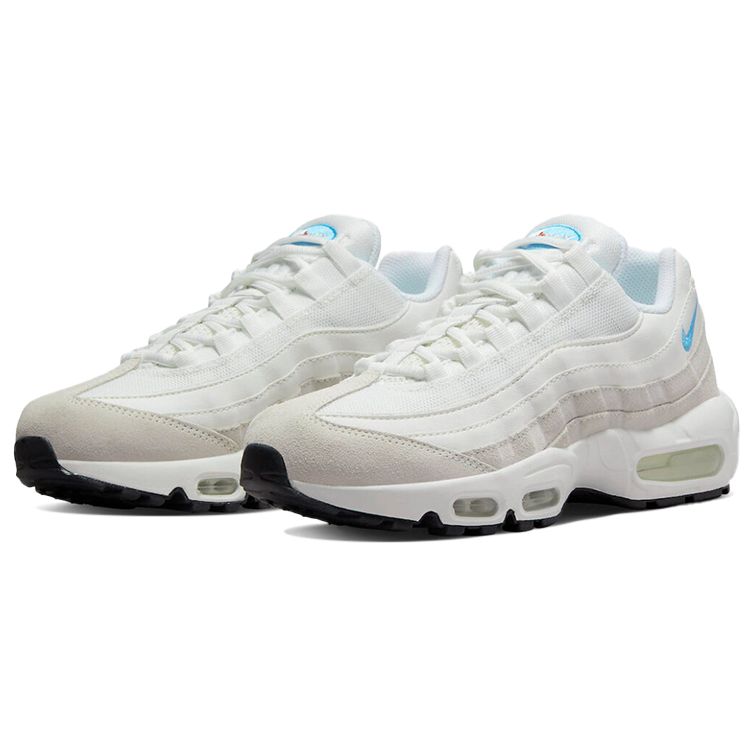 Nike  Air Max 95 Summit White University Blue Women Sneakers Mantra-Orange Black DJ9981-100