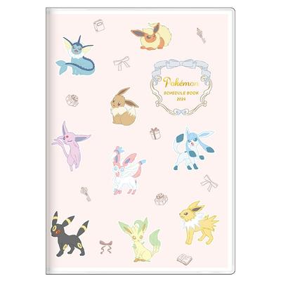 Sunstar Stationery 2024 Monthly S2957132 Pokémon Planner, B6, Eevee,