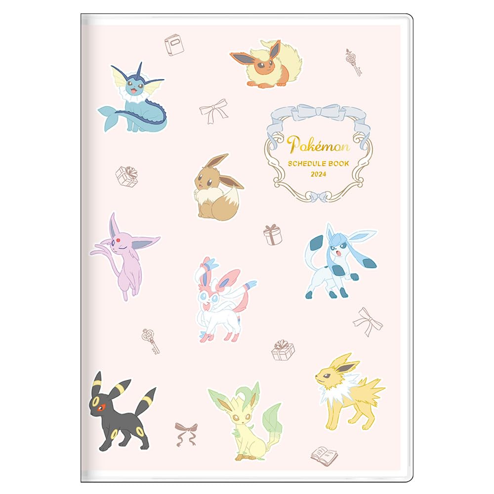 

Sunstar Stationery 2024 Ежемесячный планер S2957132 Pokémon, B6, Иви,