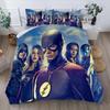 3D Flash Man Bedding Set With Pillowcases, Animeduvet Cover Twin Queen King Single Size Fashion Luxury Bedroom Decor Kids Gifts