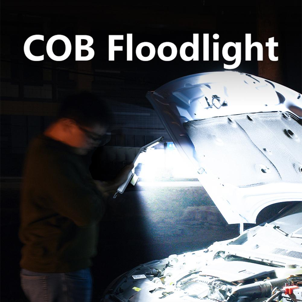 XPE COB LED Work Light USB Rechargeable Torch Worklight Waterproof Inspection Light Portable Torch Light for Outdoor Car Repair