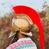 Spartan Helmet with Red Plume  Greek Warrior Helmet Medieval Helmet for , Cosplay  Collectibles Gift for Him.