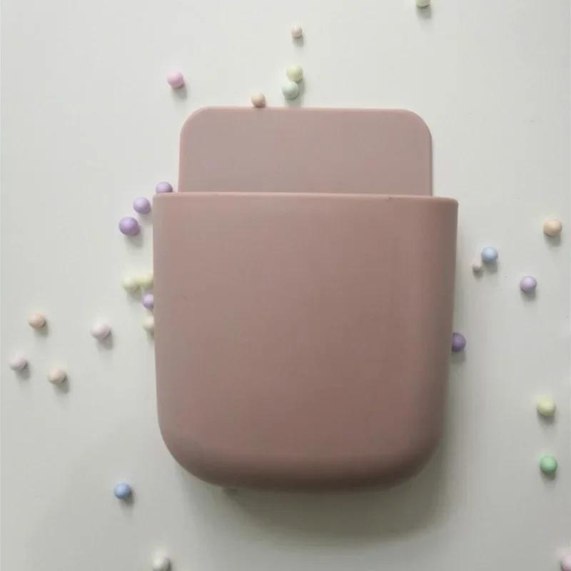 Креативный ящик для хранения пульта дистанционного управления с отверстием для свободного хранения бытовых товаров для гостиной, спальни, полки для мобильных телефонов, стеллаж для хранения пульта дистанционного управления E