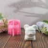 Hamster Statue Silicone Candle Molds for Epoxy Resin Home Decoration Animal Figurine Silicone Molds Soap Making Molds