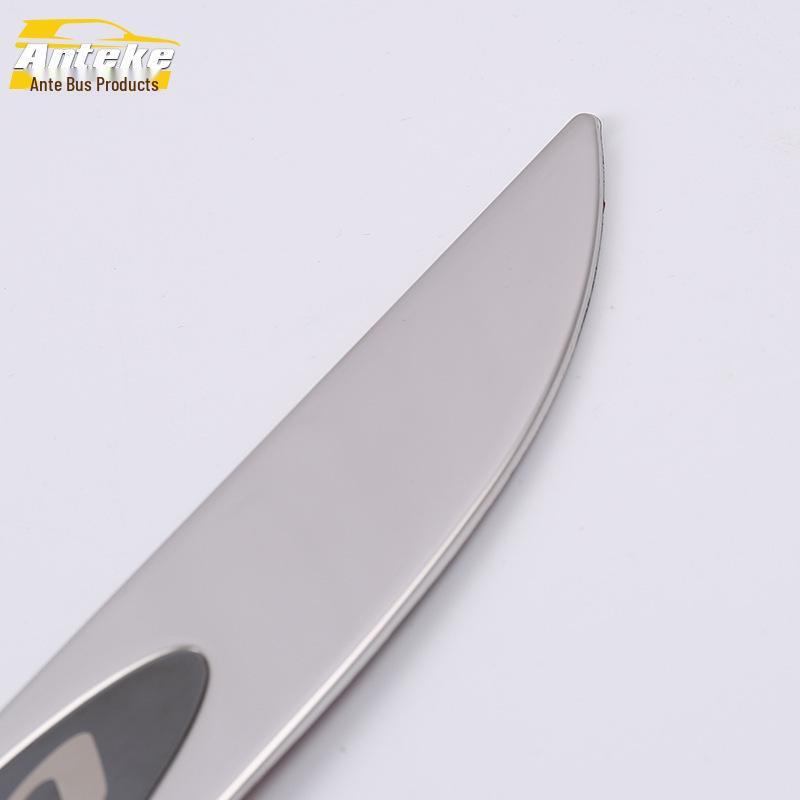 Suitable for 2019 Junpai D80 Tailgate Trim: Rear Trunk Bumper Protection Strip Sticker.