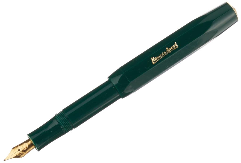 Kaweco Classic Sport Green Fountain Medium Officially Imported Pen, Nib, CSFP-GN,