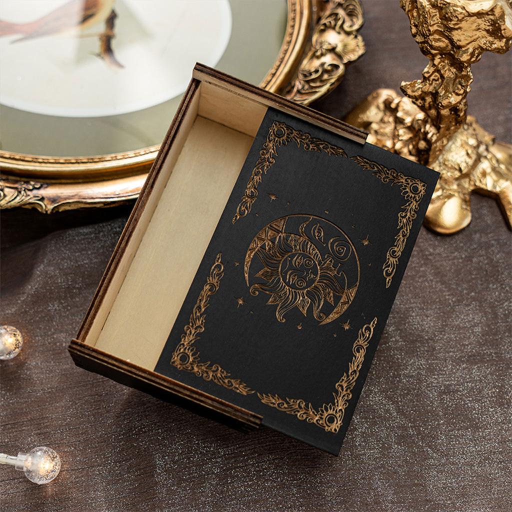Rechteckige Aufbewahrungsbox Kleine Aufbewahrungsbox Organizer Schmuck Schlüssel Münzbehälter Box Spielkartenbox Tarots Aufbewahrungsdose