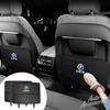 DJSA5 Car Seat Back Anti Kick Pad Prevent Dirt Protect Leather Cover For BMW 50th Anniversary 3 5 7 Series E83 F16 E70 Auto Accessory