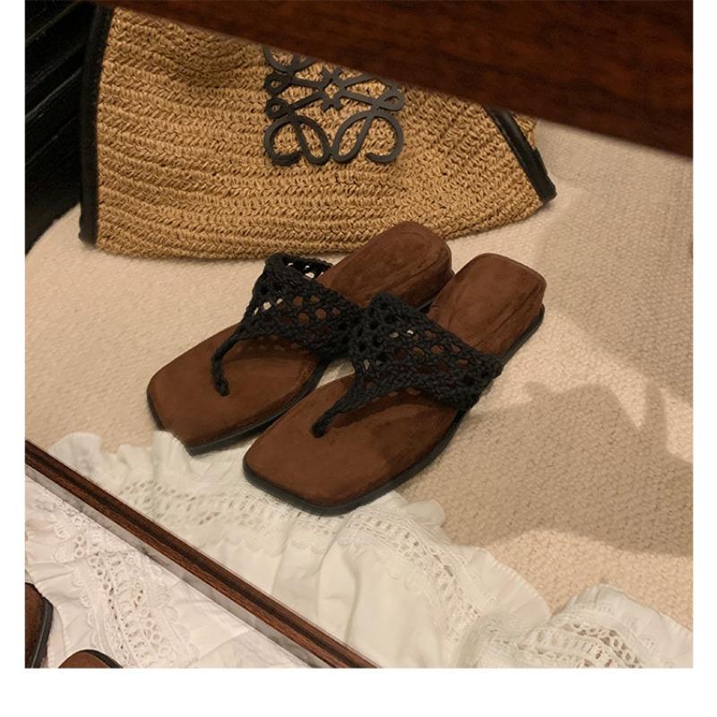 

Chevron Shoes Hollowed-out Thick-soled Shoes Women s Shoes Flip-flops 34 чорний