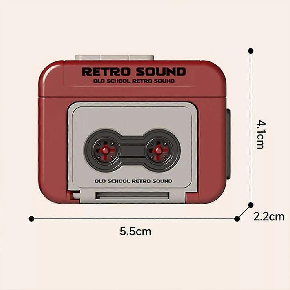 Creative Mini Tape Recorder Keychain, Vintage Recorder Tape Keychain