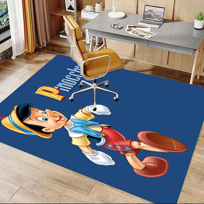 Pinocchio'S Jolly Adventure Carpet For Playroom Bedroom Living Room Sofa Home Decorkids Game Area Rug Nonslip Floor Mat
