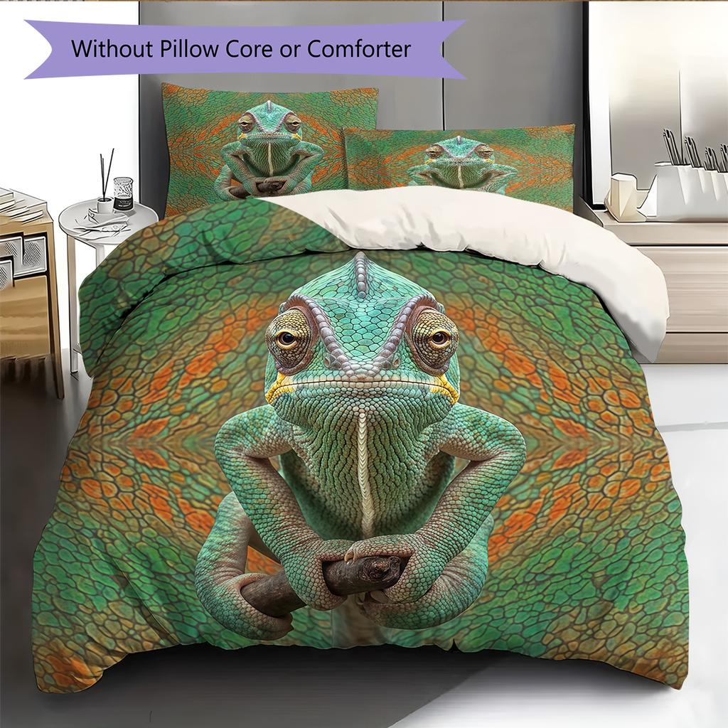 Cartoon Pattern Bedding Quilt Set Quilt Cover Pillowcase Home Decoration Birthday Gift (1 * duvet cover + 2 * pillowcase, without core)
