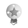 3Pcs Baby Pacifier Clip Soother Teether Round Shape Silicone Holder Nipple Clip DIY Baby Teething Chain Accessories BPA Free