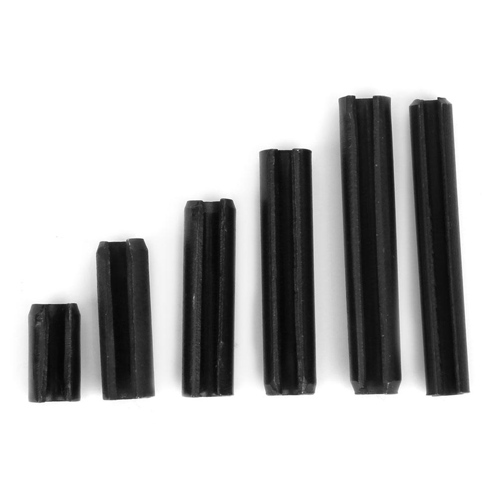 240Pcs Elastic Cylindrical Pin Carbon Steel Hollow Positioning Auxiliary Parts 1.55