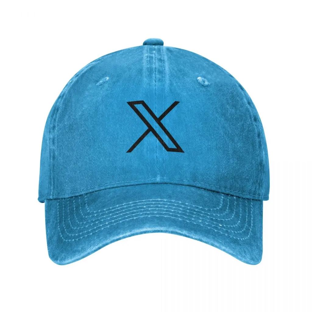X Bird LOGO Baseball Cap Cosplay Rugby Designer Cap Snapback Cap Golf Wear Unisex Womens