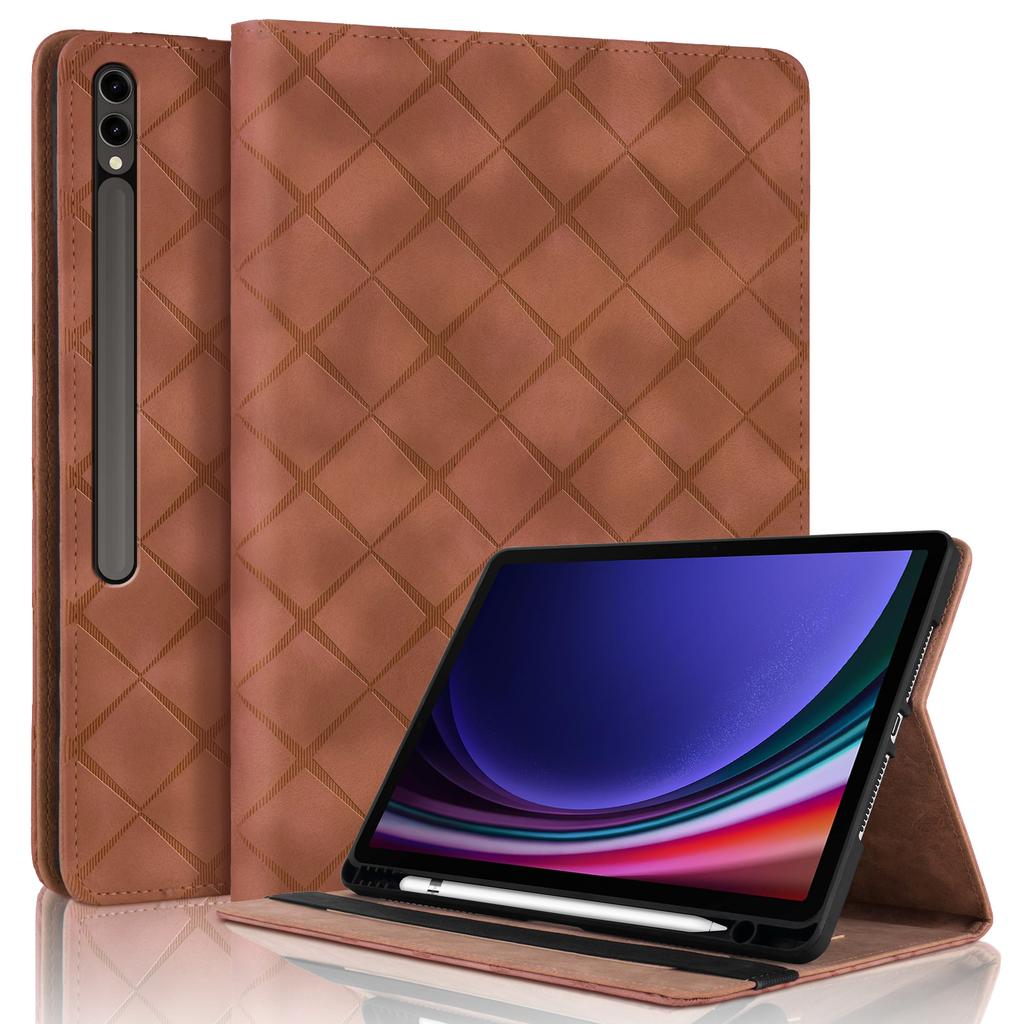 Business Flip Stand Tablet Cover for Samsung S9 FE Plus S6 A9 A8 X205 X200 X207 Leather Shockproof Skin Feel Protective Case