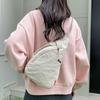 New Men's and Women's Solid Color Simple Messenger Bag Casual Fashion Sports Style Shoulder Bag Outdoor Travel Chest Bag