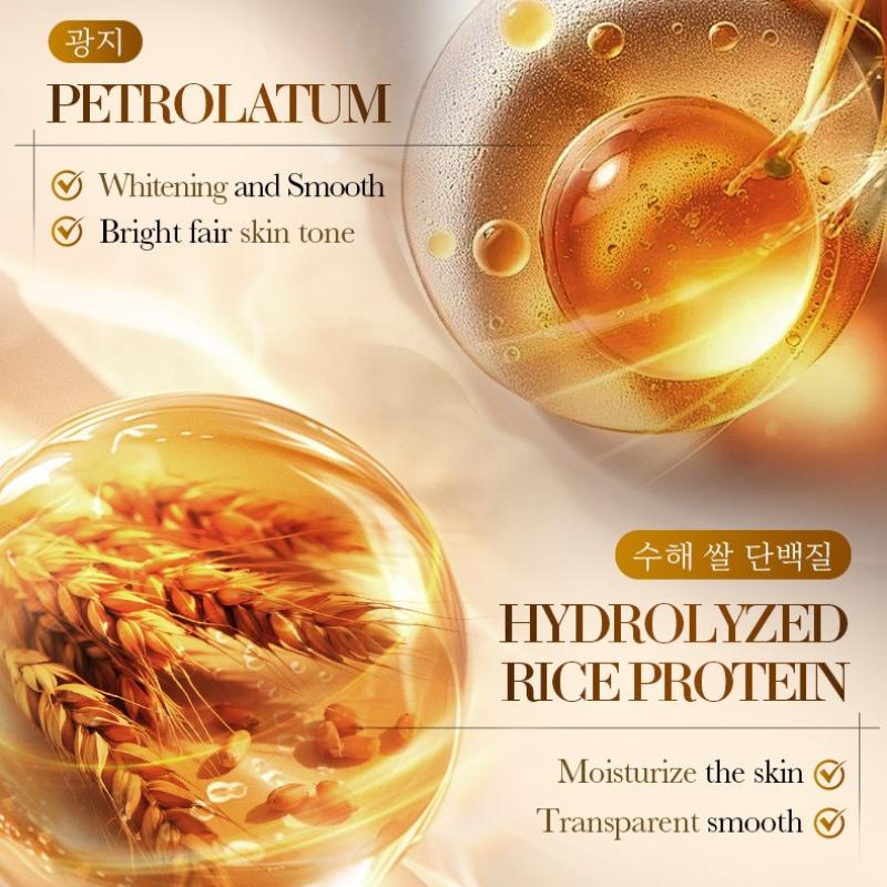 Rice Whitening Lotion 120ml Rice Essence Moisturizing Hydrating Rejuvenating Milk Skin Care Products