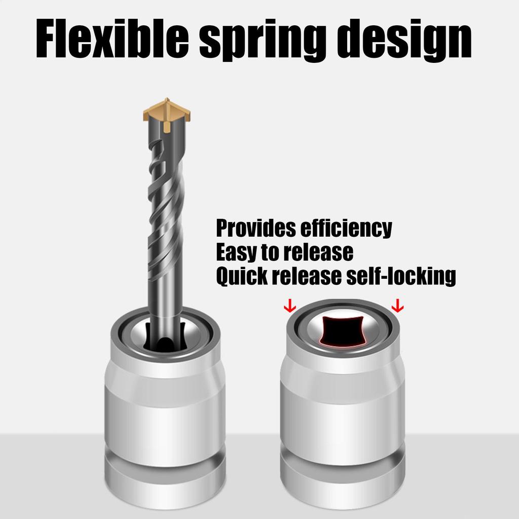 Keyless Drill Chuck Quick Releasing Adapter Converters Professional Power Tools Replacement For Drilling Tasks Industrial