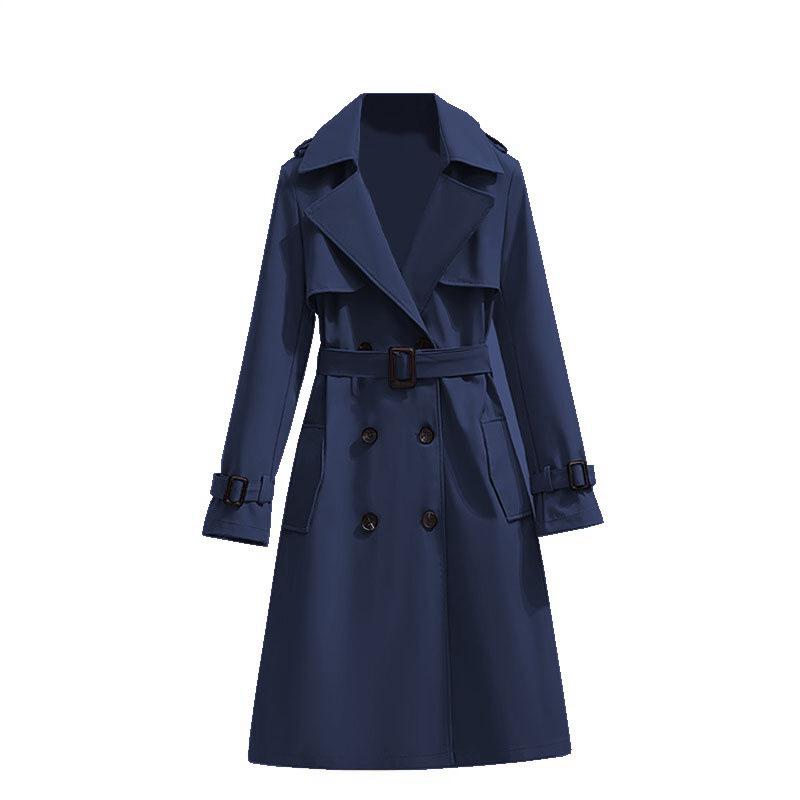 Frühling/Herbst 2025 Damen Koreanischer Stil Mittellange Lässige Windbreakerjacke