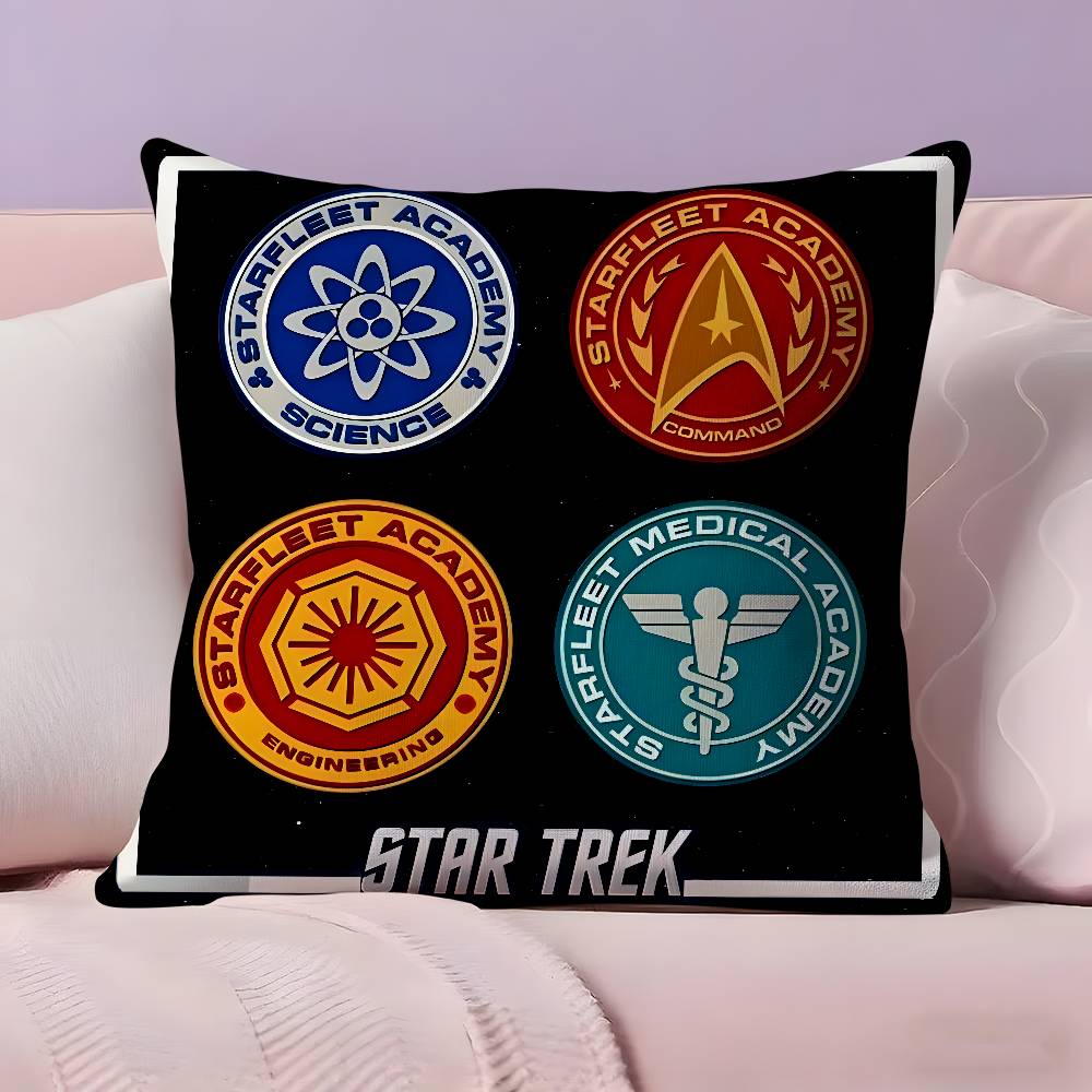 Science Fiction Movie S-Star Trek Pillow Case Ultra Soft Skin Friendly Fabric Cloud Like Comfort & Concealed Zipper