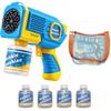 Elektryczna Bazooka Baniek Mydlanych, Automatyczny Pistolet na Banieczki, Szczelny, z Oświetleniem LED, Zabawka dla Dzieci na Zabawę na Świeżym Powietrzu, Pikniki, Kemping, Wesela, Urodziny, i