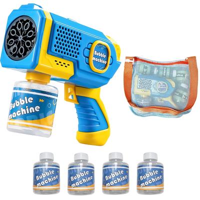 Electric Bubble Bazooka, Automatic Bubble Gun, Leak-Proof, with LED Light, Kids' Toy for Outdoor Play, Picnics, Camping, Weddings, Birthdays, and