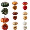 6PCS 1/9PCS Simulation Props Autumn Harvest Fake Pumpkin Thanksgiving Ornaments  Courtyard Display