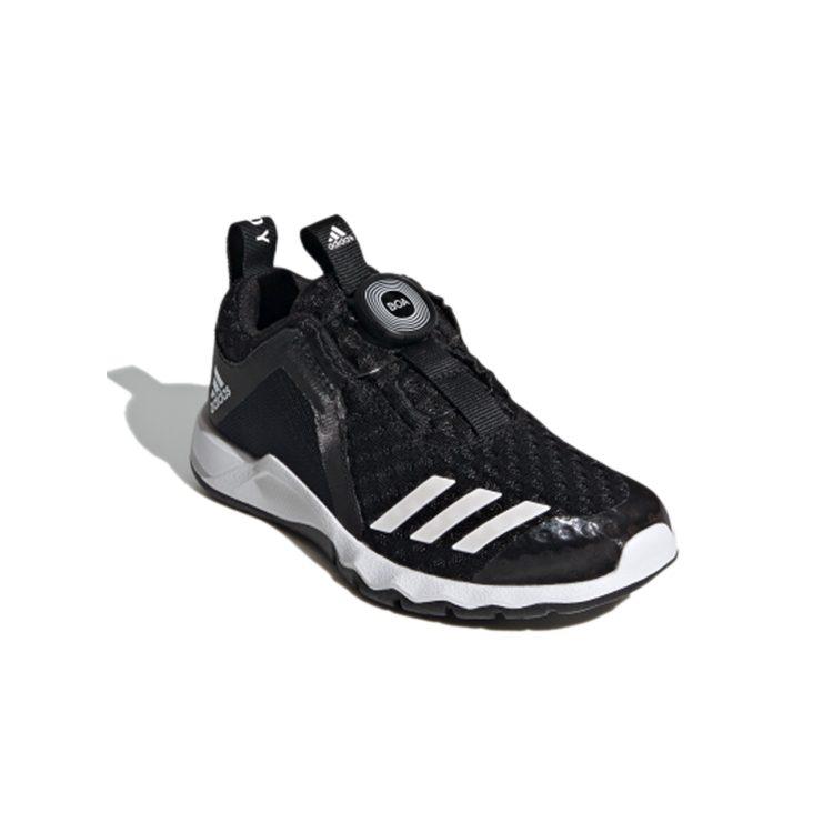 adidas Rapidafle Boa Summer.Rdy Comfortable Breathable Low Top Kids' Running Shoes Black Children Aged 3 7 Years Old FW6142