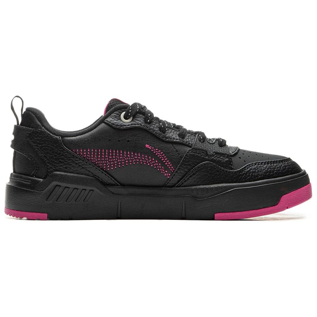 New LiNing Yuan Chu Slip Resistant, Abrasion Resistant, Lightweight, Breathable Low Top Casual Shoes Women's Black AGCU370-4