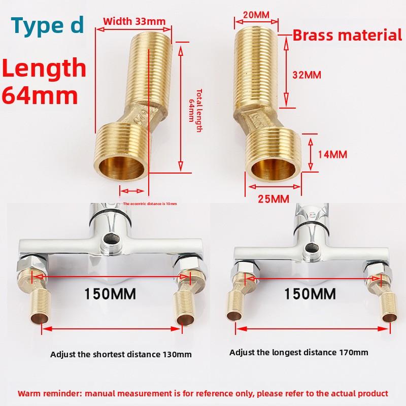 Bateria prysznicowa Zakrzywione kolanko Regulowany adapter Mosiądz Solidny Montaż ścienny Część zamienna Zawór kątowy Akcesoria kuchenne łazienkowe
