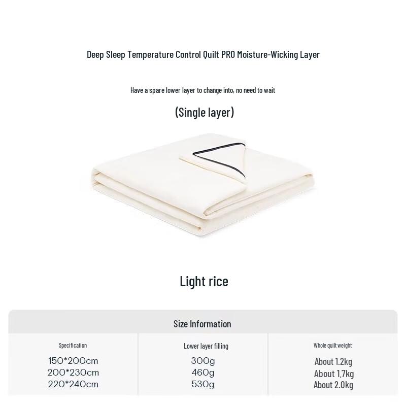 

Atour Planet Deep Sleep PRO Moisture-Wicking Quilt Core