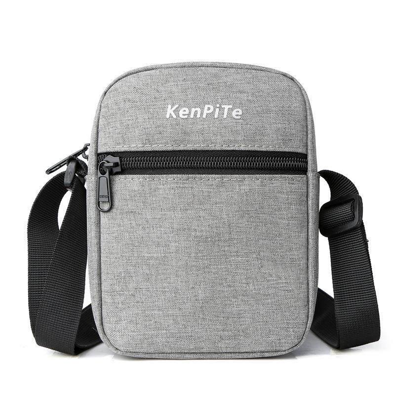 Korean version of canvas messenger bag student casual simple shoulder diagonal cross mobile phone bag