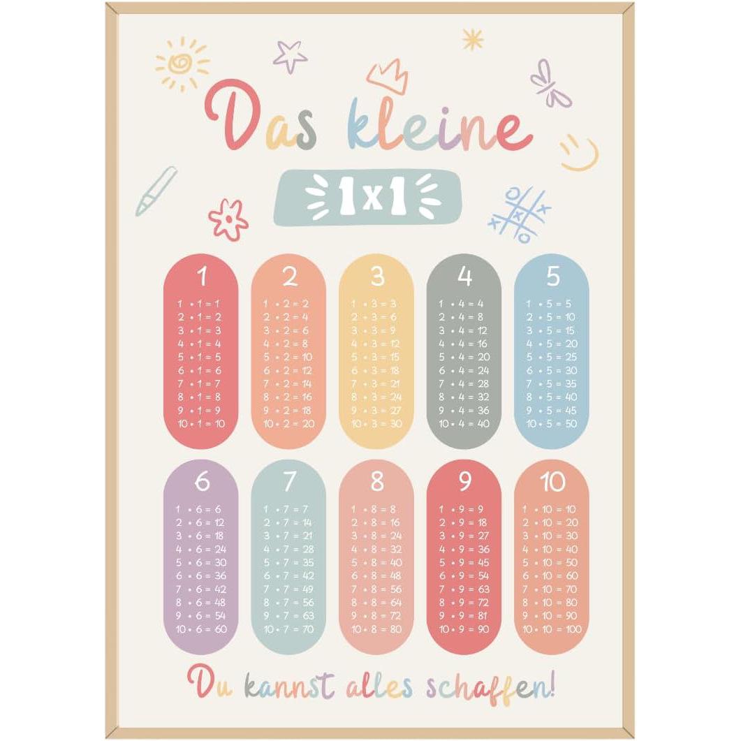 Adorable Animal Letter Canvas Painting for Home Décor 20x30cm