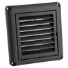 Quick Releasing Dryer Wall Vent with Rainproof Louvers Easy Installation Plastic Texture for Any Weather Conditions