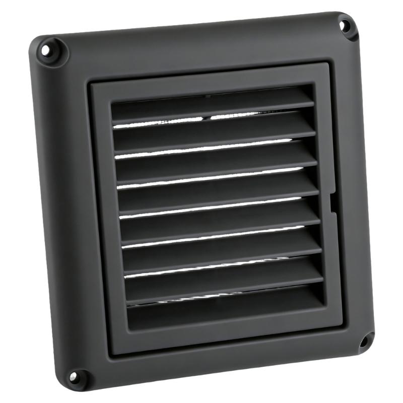 Quick Releasing Dryer Wall Vent with Rainproof Louvers Easy Installation Plastic Texture for Any Weather Conditions
