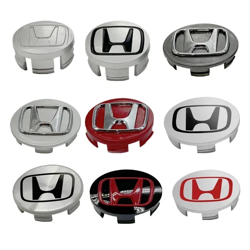 4pcs/set Car Styling Wheel Center Cap Hub Covers Badge Accessories For Honda Civic Fit Jazz Accord Pilot CRV Passport City XRV