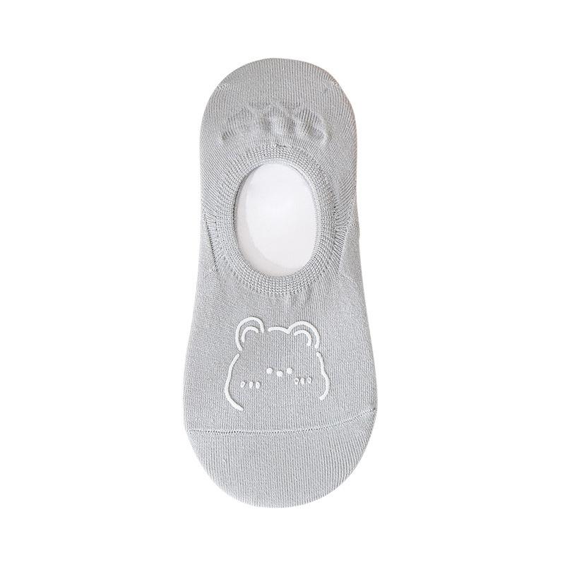 Boat Socks for Women, Summer Thin and Cute Bear Socks for Women, Shallow Invisible Socks for Women, and Short Socks for Women