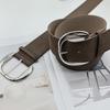Luxury Design Suede Leather Wide Belt Maillard Styles Trouser Dress Belts  Gifts