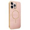 For iPhone 13 Pro Phone Case Carbon Fiber Textured Electroplated TPU Back Cover