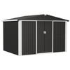 Rainproof Steel Storage Shed with Lock for Garden Tools and Sundries