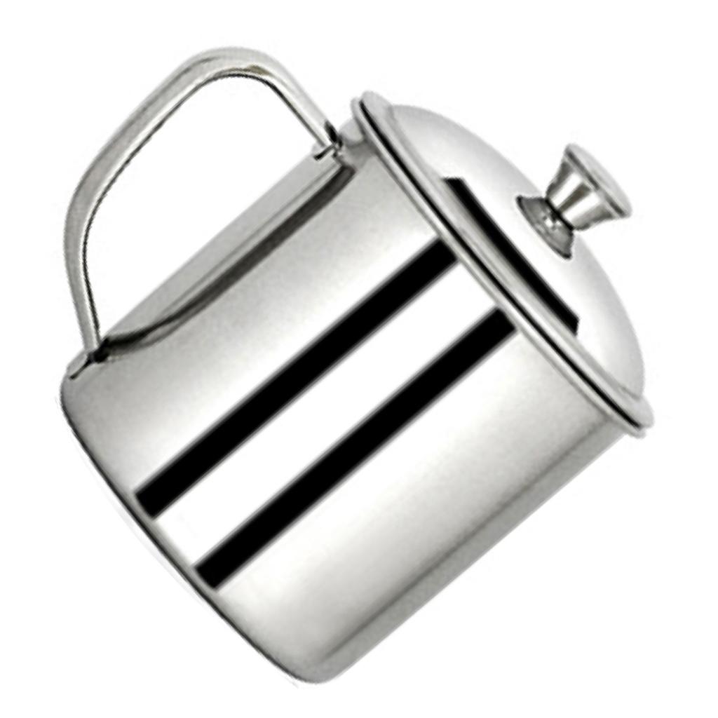 Cup Portable 304 Extra Thick Stainless Steel with Lid Drink Mug for Home Commercial Use L 11x13.5cm 4.3x5.3in