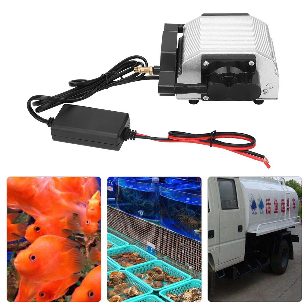 High Power Fish Tank DC Aeration Pump Aquarium Portable Fishing Micro Air Pumps Transport