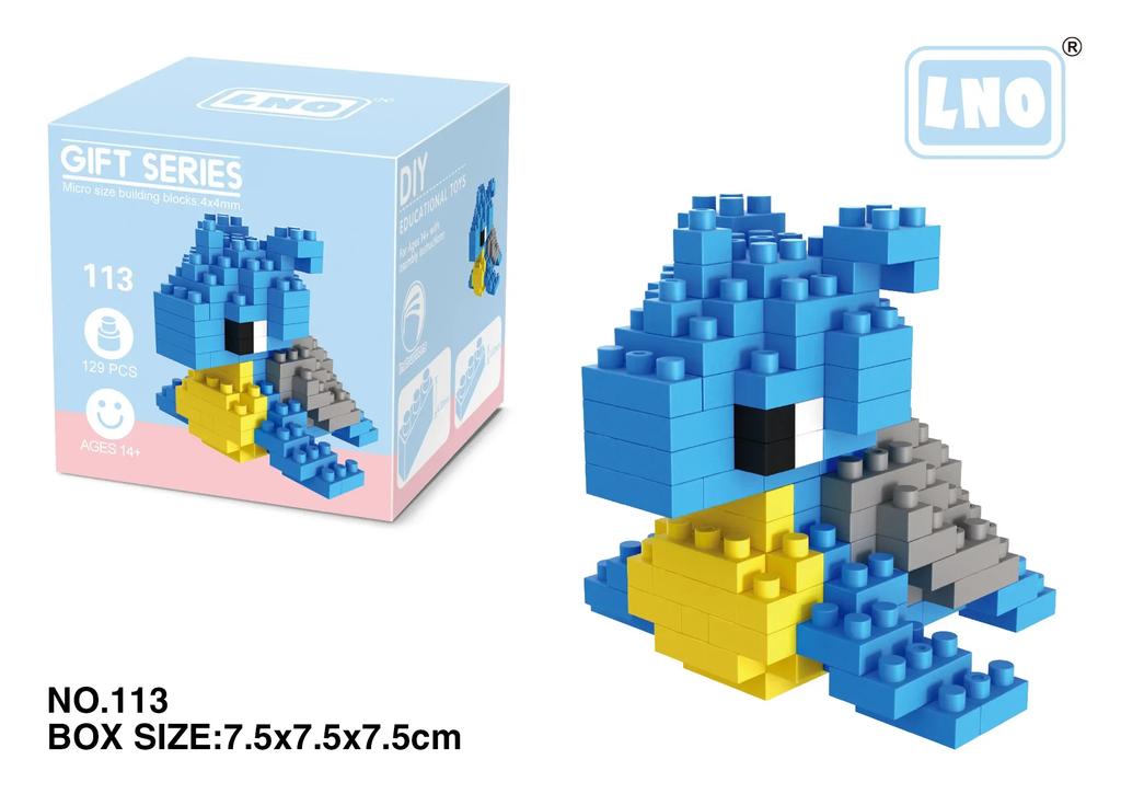Non-Toxic Pokemon Small Blocks Nanoblock Charizard Kyogre Groudon Rayquaza Model Education Graphics Toys For Kids Birthday Gift Toys