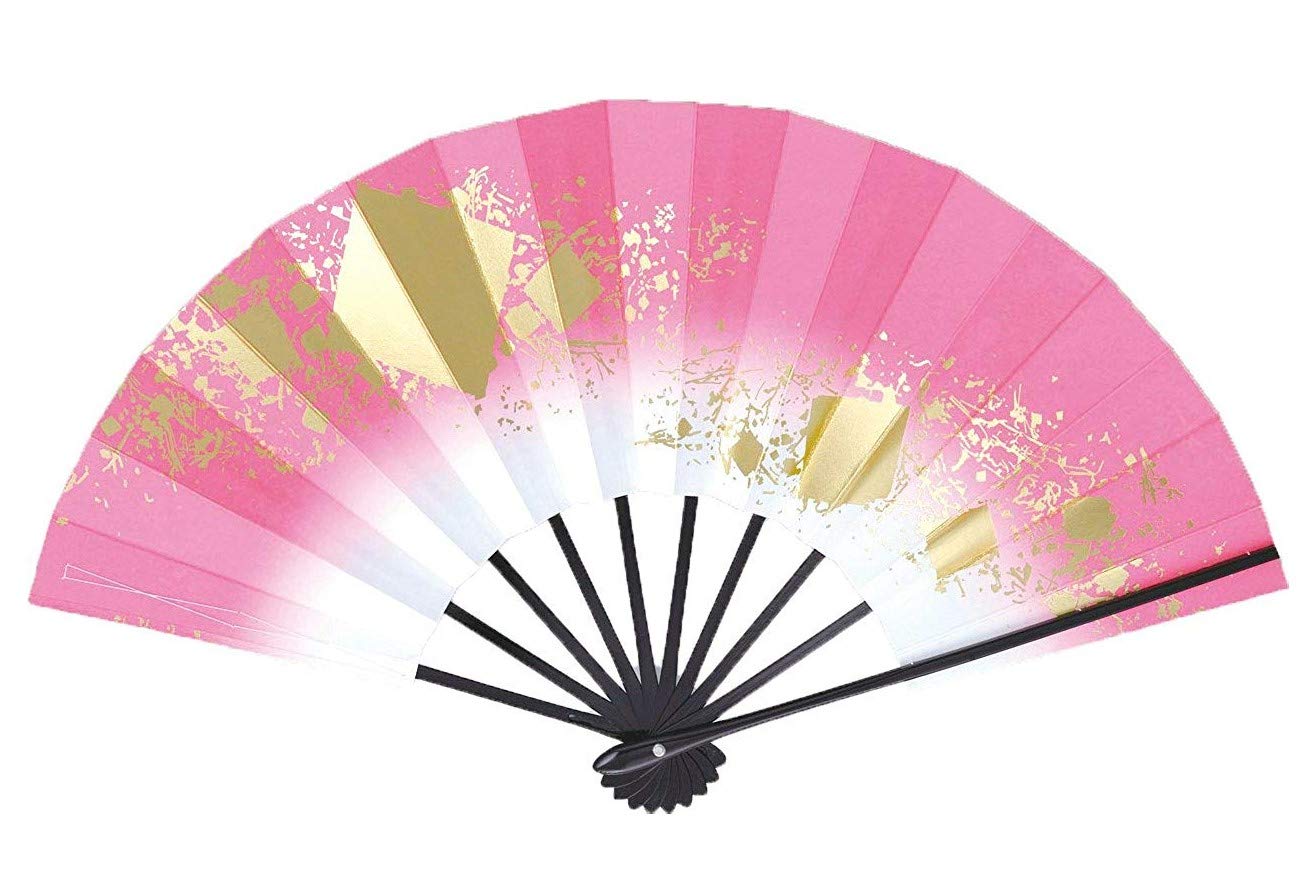 

Любовь 1400мм x Цветная бумага с красно-черным лакированным веером для танцев, 1528мм, Градиентный, 9.5см, Кость, Коробка, (розовый) розовый