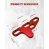 Oil Pump Alignment Tool Kit, Billet Aluminum Cam Swap Guiding Tool for Gen V LT1 LT4 LT5 L83 L86 L87 Engines (Red)